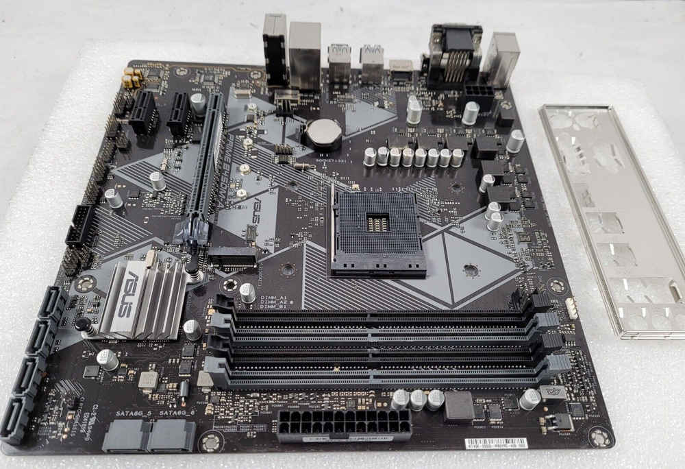 ASUS Prime B450M-A AMD AM4 Ryzen 5000 mATX Motherboard - Tested and Reliable