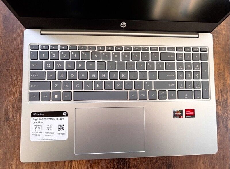 HP 15.6" FHD Ryzen 5 Laptop with 16GB RAM and 256GB SSD