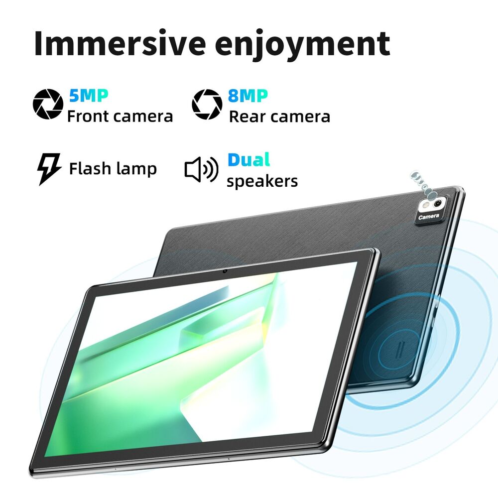 SGIN 1 10 FHD Tablet with Android 13, Octa-Core Processor, 4GB RAM, 128GB ROM