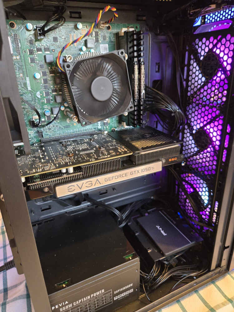 High-Performance Gaming Computer Prebuilt with i7, 1050Ti, 16GB RAM, 500GB SSD