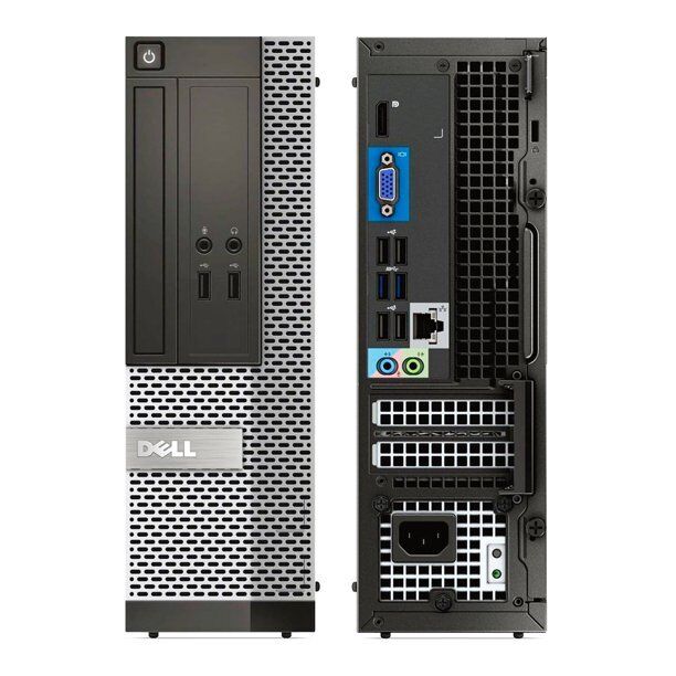 Dell Desktop PC with Intel i5, 16GB RAM, 2TB HDD, Dual 22" LCD, Wi-Fi, DVD, Windows 10 Pro