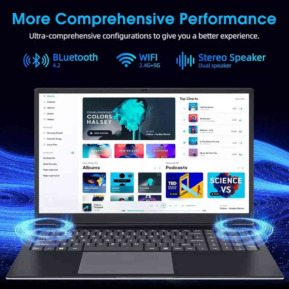SGIN 17.3 Inch Laptop with i3, 4GB RAM, 128GB SSD