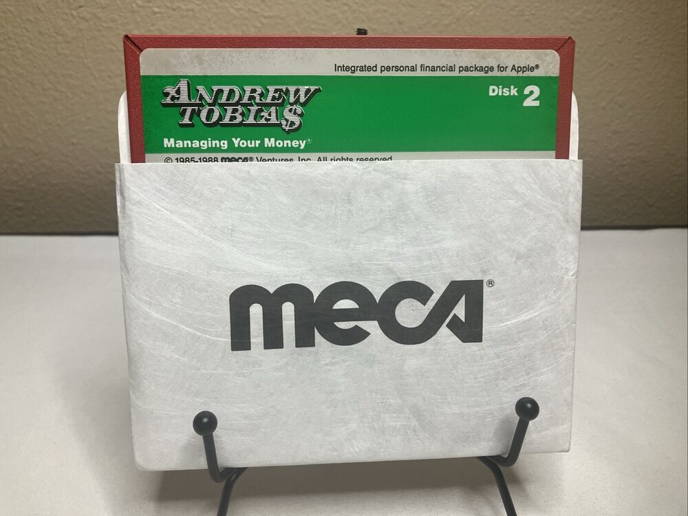 Vintage Andrew Tobias Money Management Software Set for Apple IIe/IIc (1985-88)