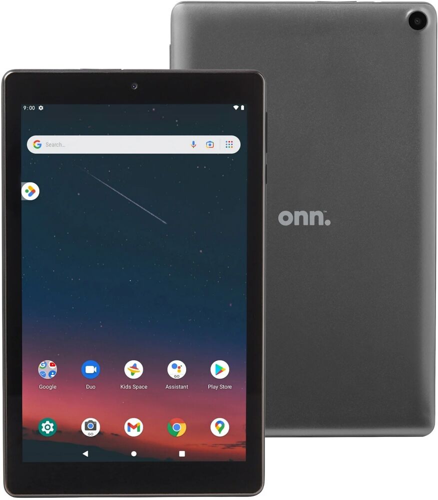 Onn. Surf Tablet Gen 3 8" 32GB SSD, 2GB RAM, Quad-Core Android Tablet - Charcoal