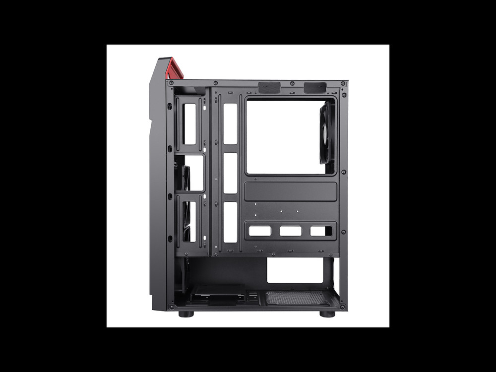 SAMA S88-TG Black Steel Mid Tower Gaming Computer Case with Tempered Glass