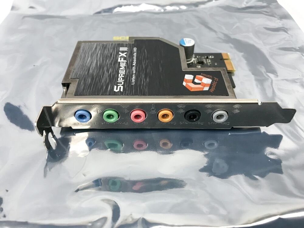 ASUS Supreme-FX II PCIe Sound Card - Enhanced Audio for Gamers