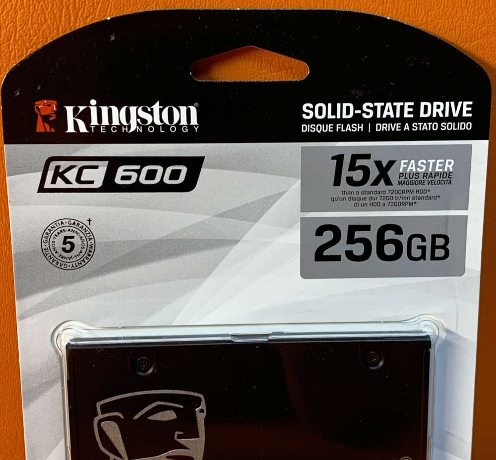Kingston KC600 256GB SSD - High-Speed Storage Solution