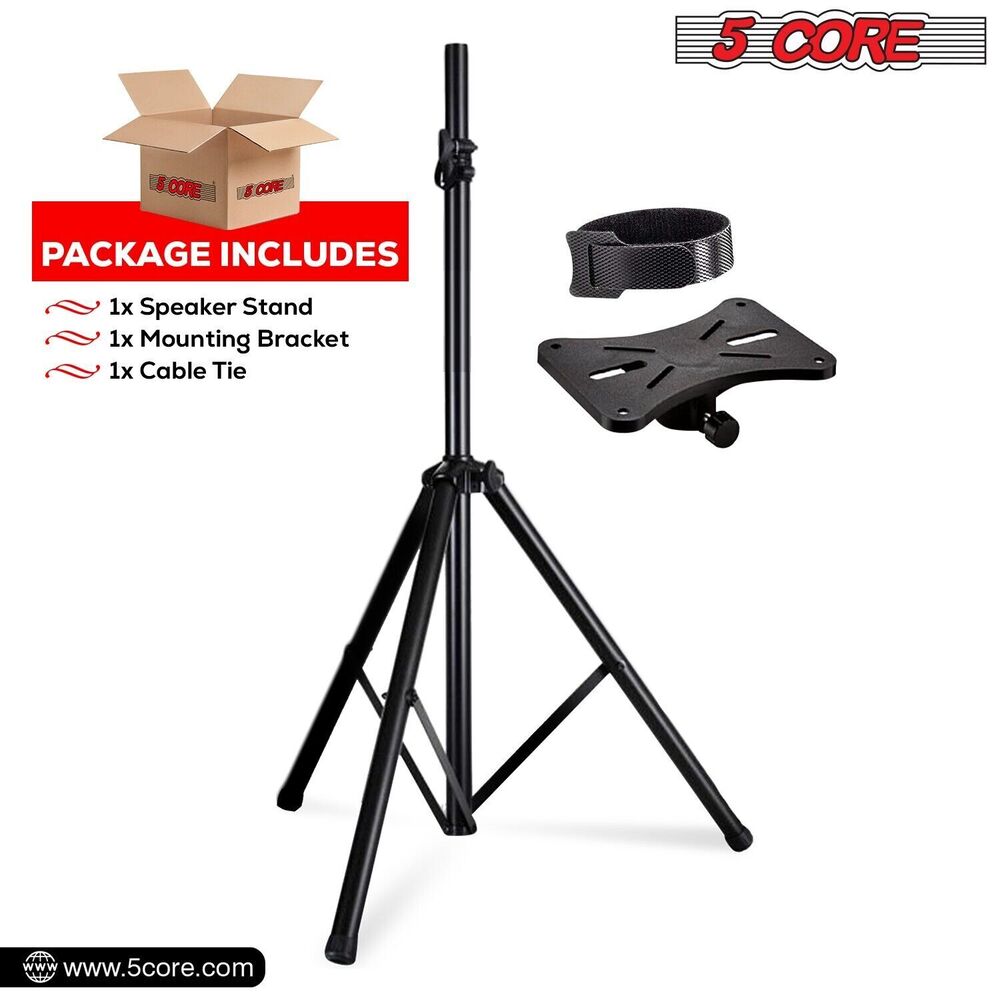 5Core Adjustable 72 Inch DJ Studio Monitor Stands
