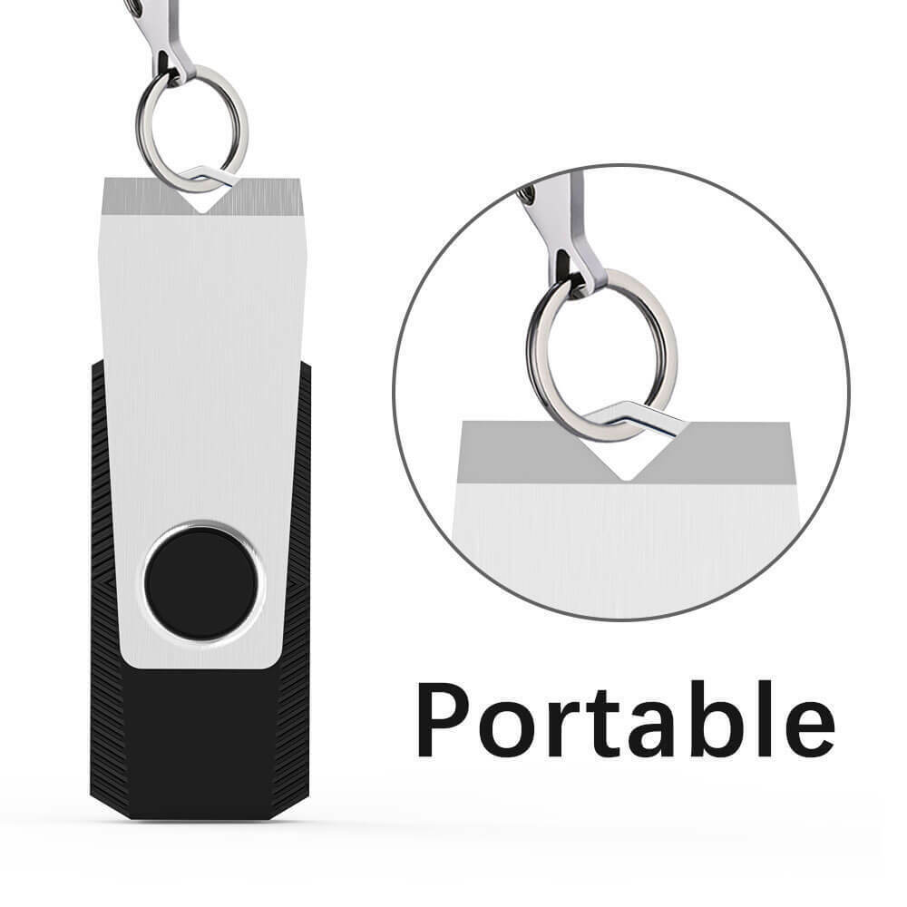 High-Capacity USB 2.0 Flash Drives - 2GB to 128GB Options