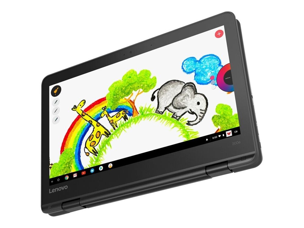 Lenovo 300e 11.6" 2-in-1 Touchscreen Laptop with Celeron Processor