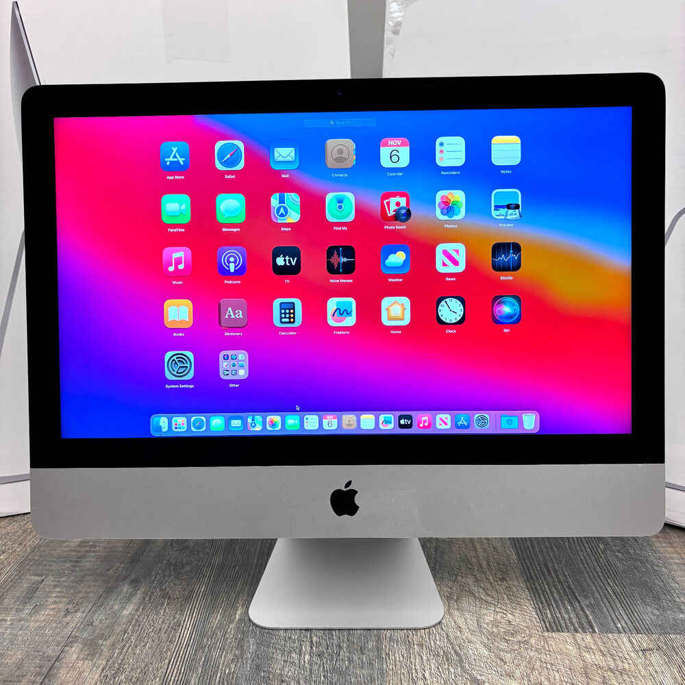 Apple iMac 21.5 Inch All-In-One Desktop Computer - 1TB HDD, 16GB RAM (2017/2019 Model)