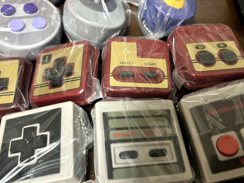Nintendo Controller Button Keychain Collection - 13 Unique Designs