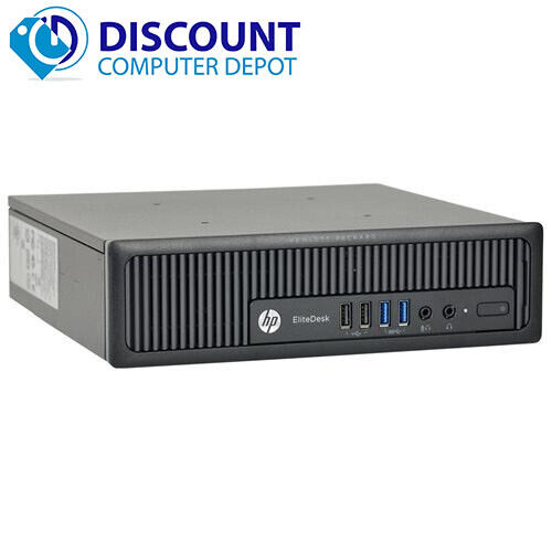 HP 800 G1 USFF Desktop Computer PC - i5-4590, 3.2GHz, 4GB RAM, 250GB HDD, Windows 10 Pro