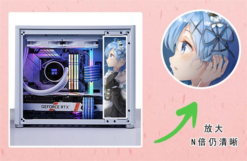 Custom Anime Light Board for PC Gaming Enthusiasts