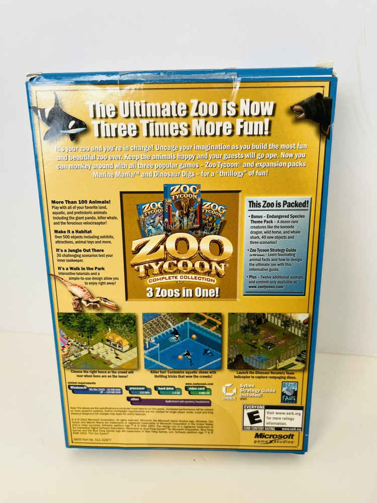 Zoo Tycoon Complete Collection - Marine Mania Edition PC Game