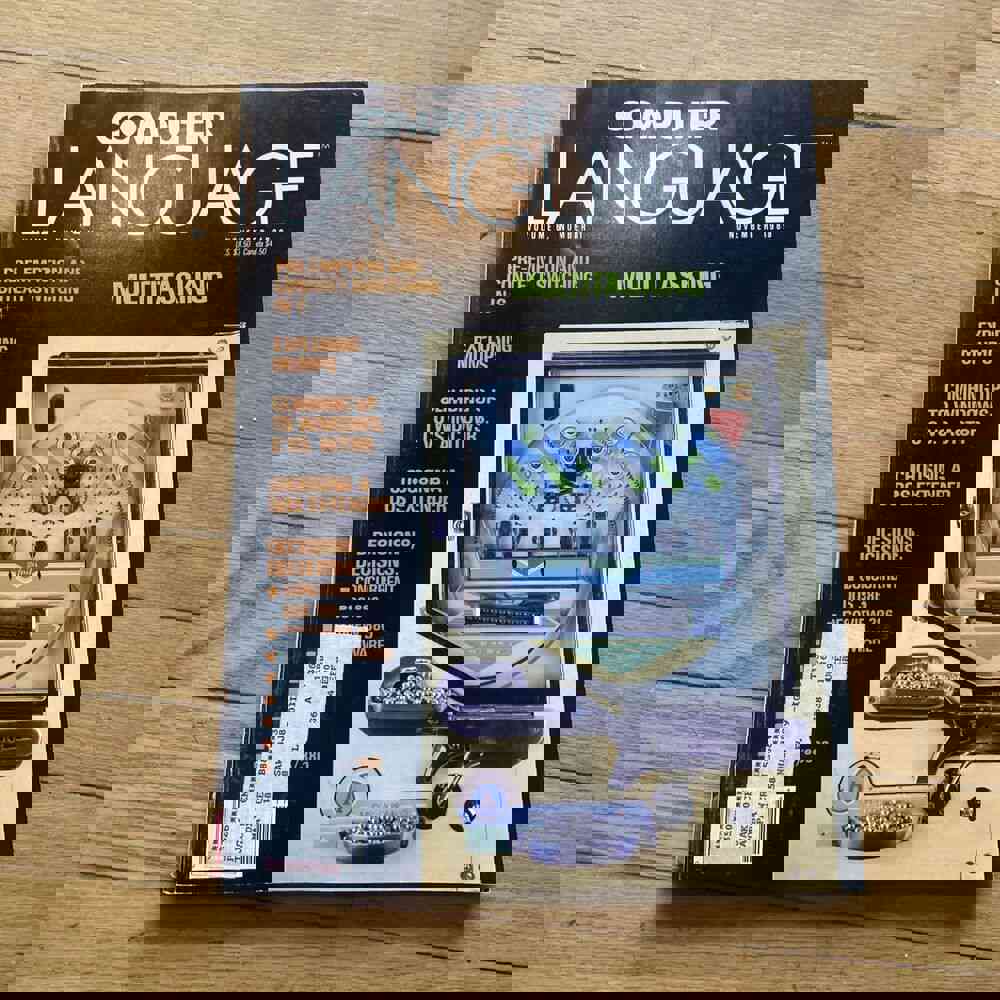 Complete 1989 Vintage Computer Language Magazine Set