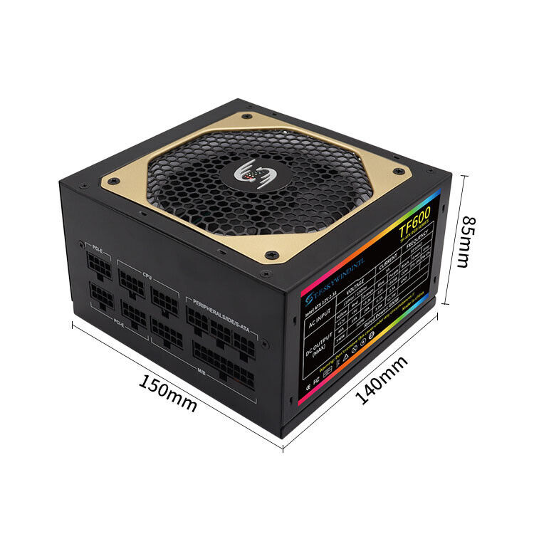 RGB Gaming 600W Full-Modular ATX Power Supply