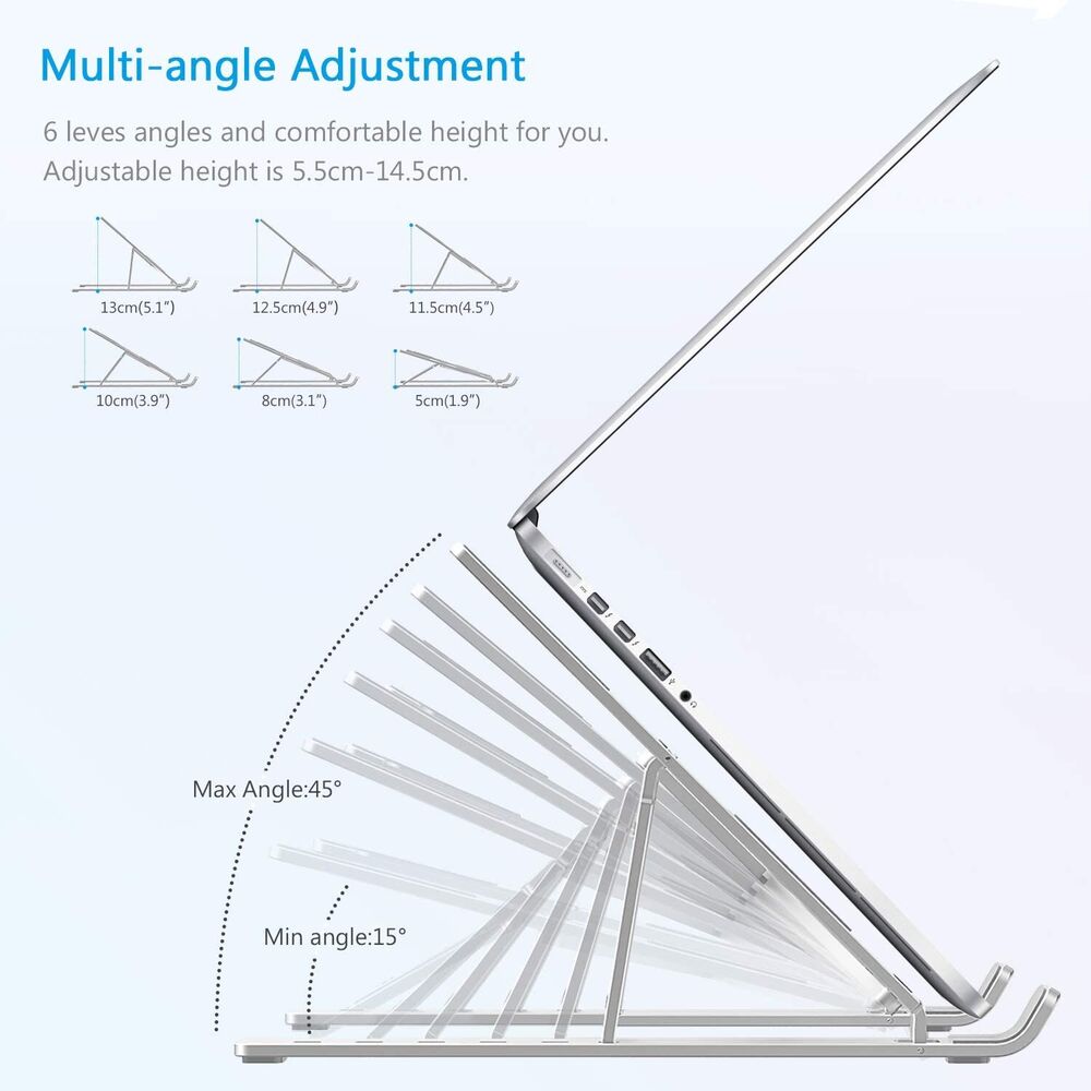 3 Colors Foldable Aluminum Laptop Stand
