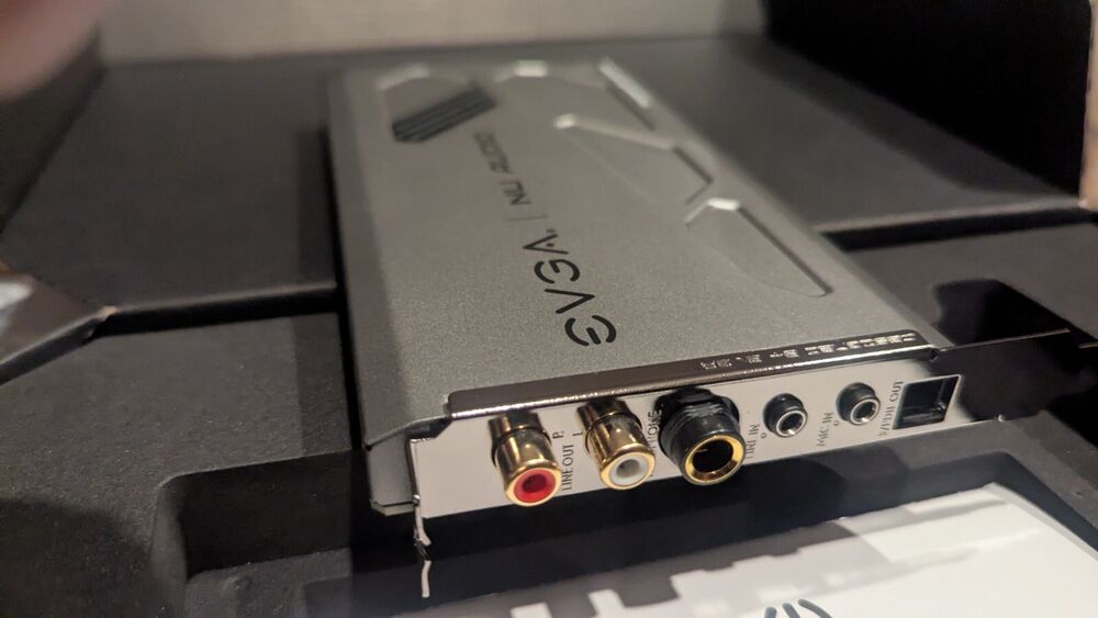 EVGA 712P1AN01KR NU Audio Card with Audio Note - High-Quality Sound Experience
