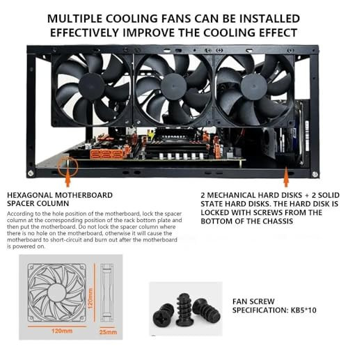 Stackable Open Air DIY PC Case Frame