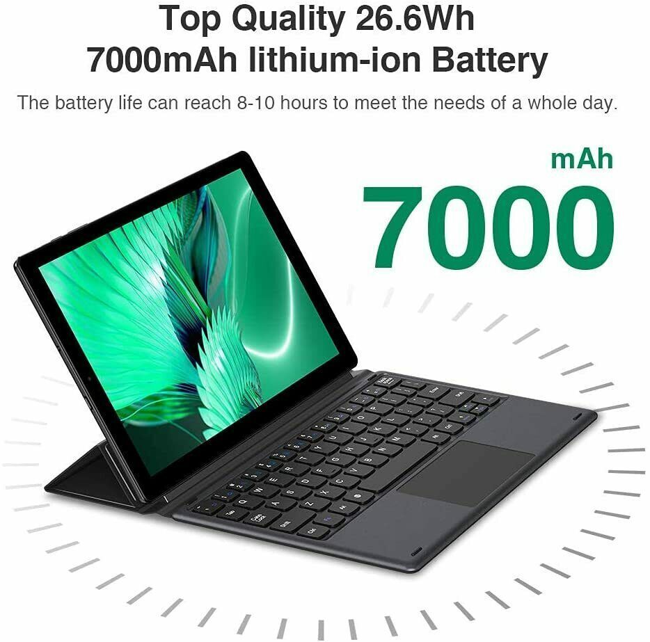 CHUWI Hipad X 10.1" Octa Core 6GB RAM, 128GB Storage Android Tablet with 3-in-1 Keyboard Laptop