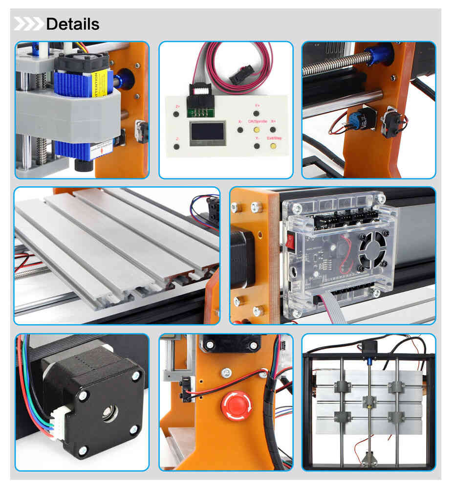 3018-pro DIY CNC Router with 10W Laser - Precision Wood Engraver and Milling Machine