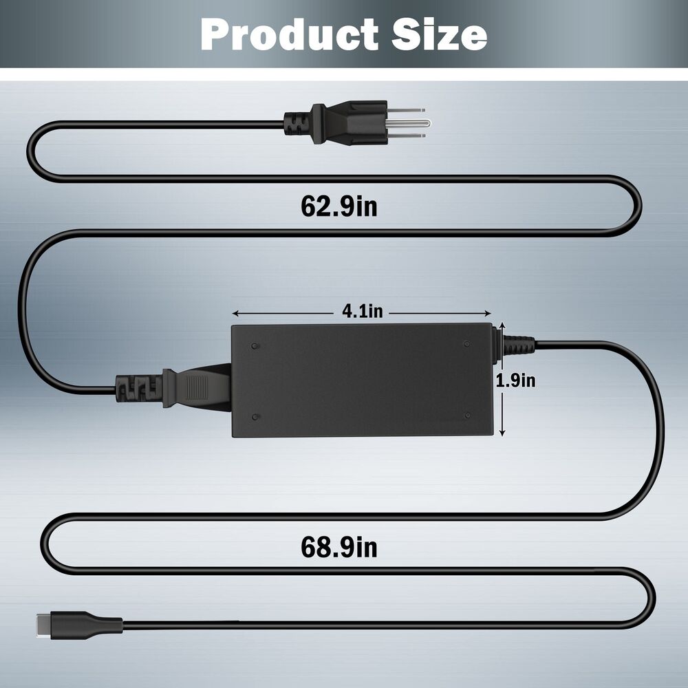 45W USB-C Laptop Charger for Lenovo ThinkPad