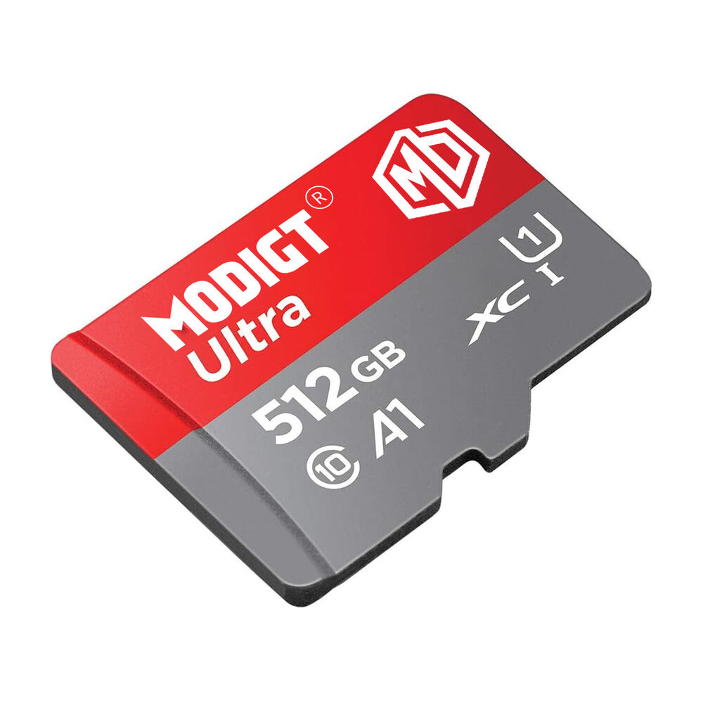 High-Speed Micro SD Memory Cards with Adapter - 32GB to 512GB