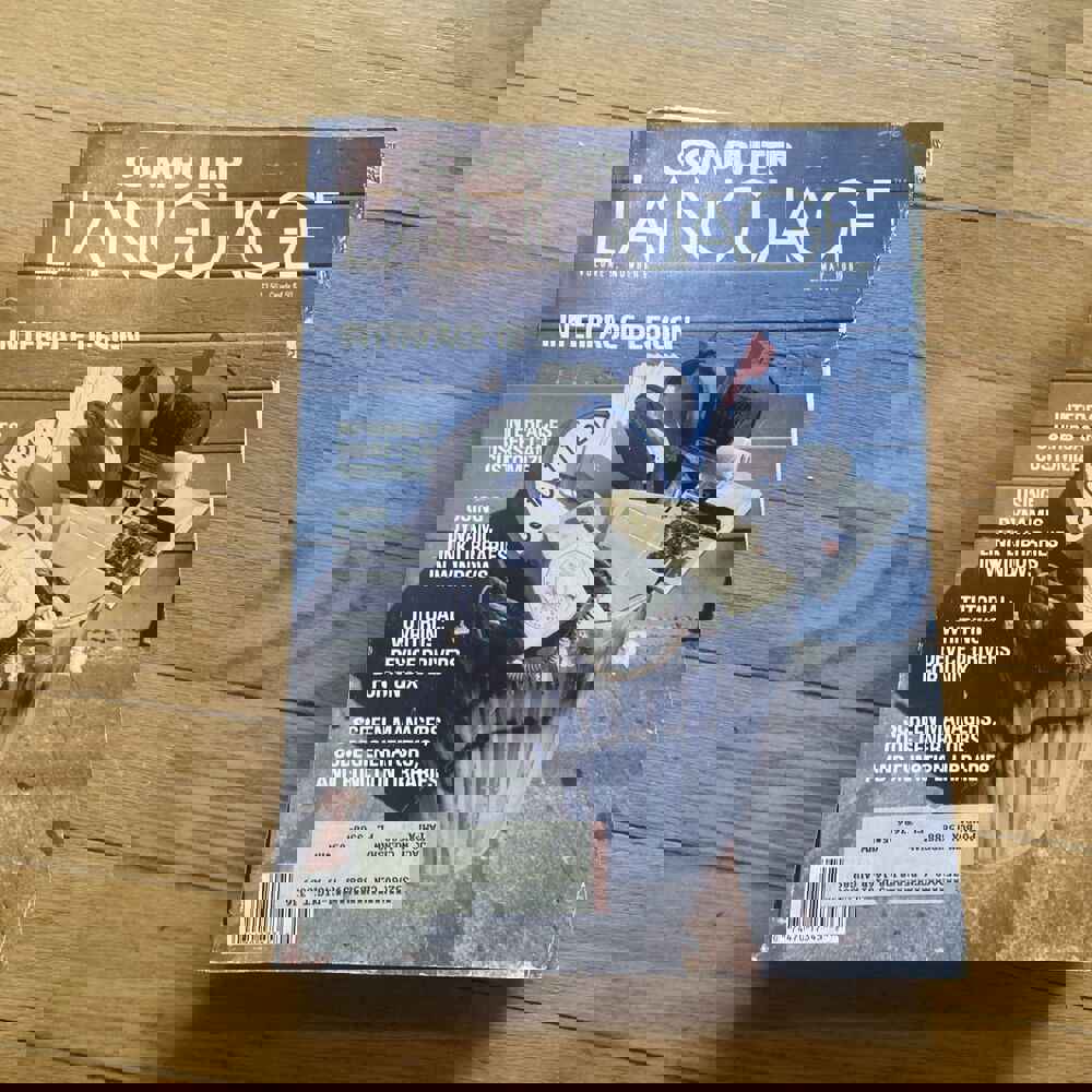 Complete 1989 Vintage Computer Language Magazine Set