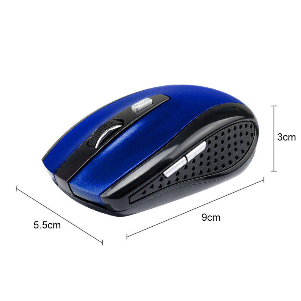 2.4GHz Dual Wireless Optical Mice with USB Receiver