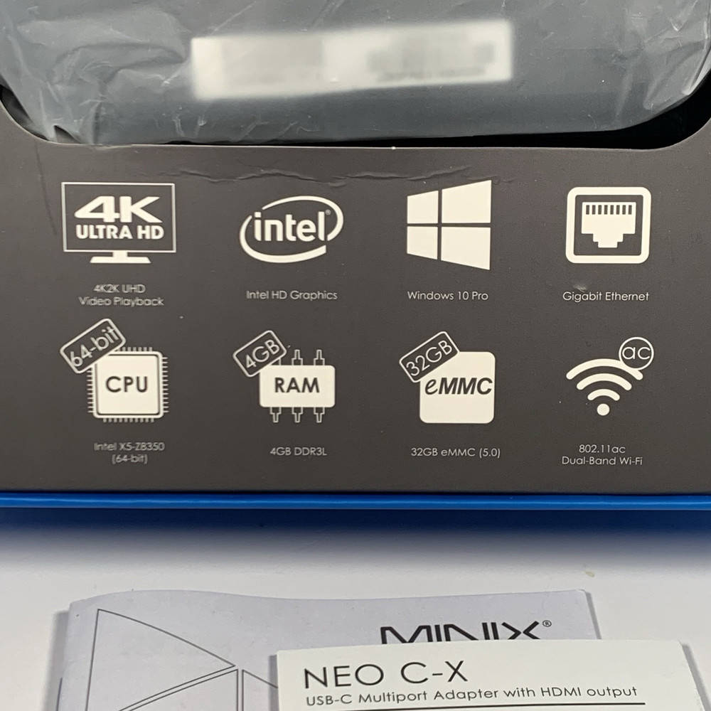 MINIX Neo Z83-4 Pro Mini PC with Intel Atom x5-Z8350, 4GB RAM, 32GB eMMC