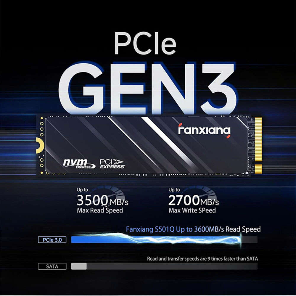 Fanxiang 4TB M.2 NVMe SSD PCIe Gen 3 X4 High-Speed Internal Storage Drive