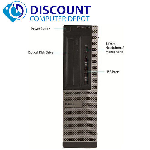 Dell Desktop Computer - Quad Core i5, 3.1GHz, 8GB RAM, 500GB HDD, Windows 10
