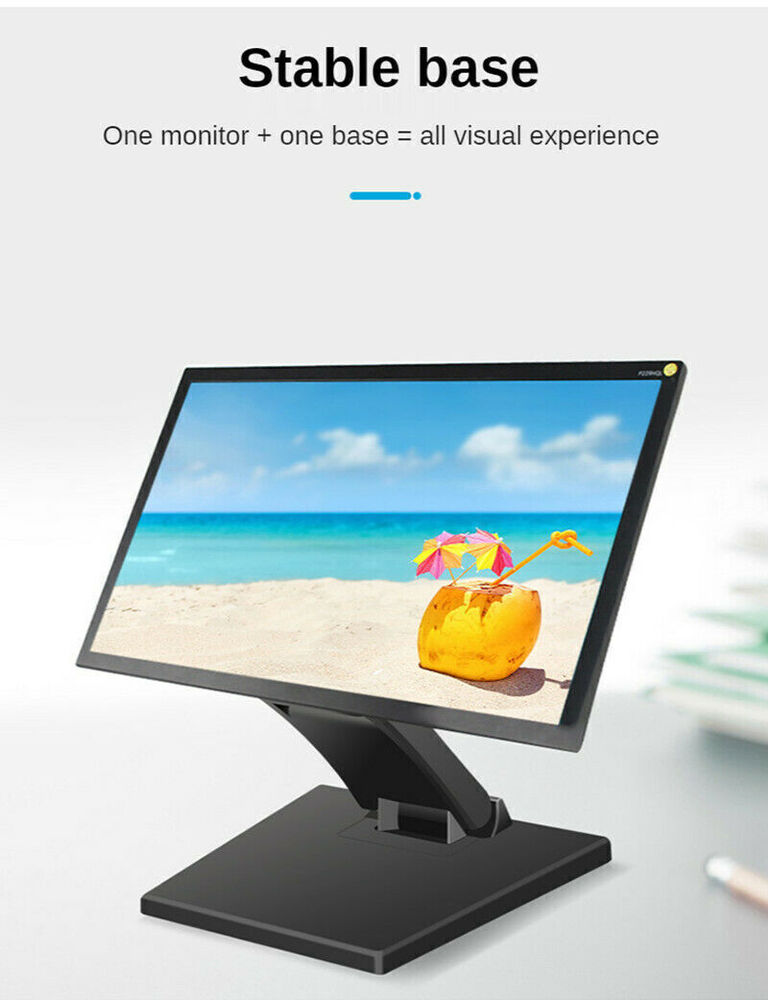 Adjustable Tilt Mount Monitor Stand for 10-27 Inch LCD Displays