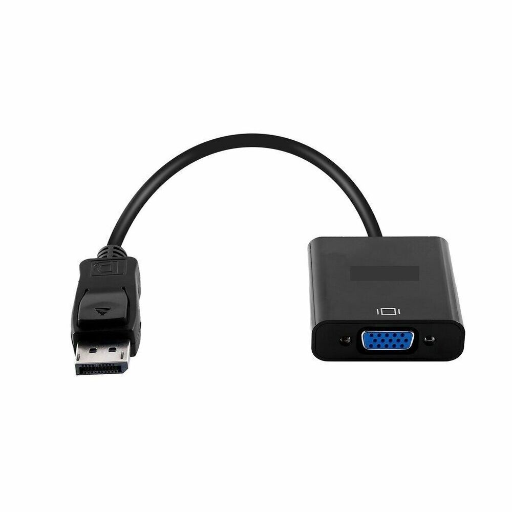 High-Quality DisplayPort to VGA Adapter Cable for 1080P Gaming and Display
