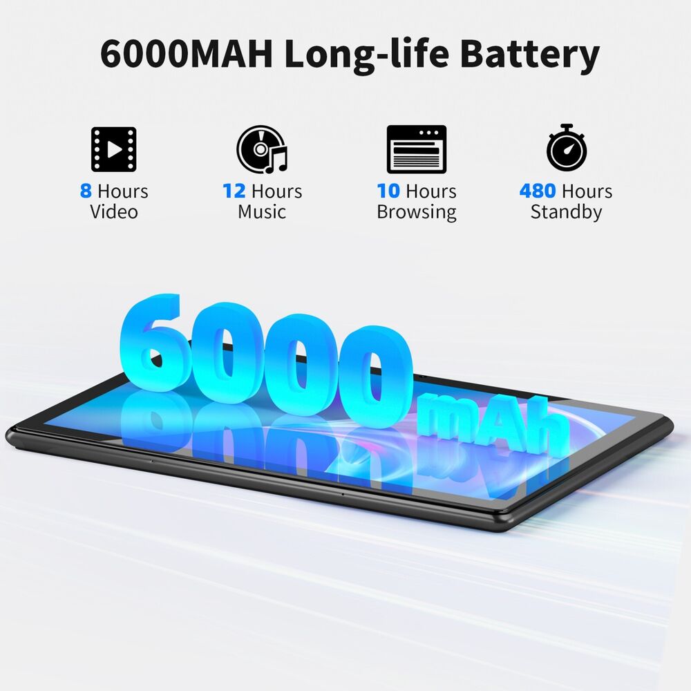 SGIN 1 10 FHD Tablet with Android 13, Octa-Core Processor, 4GB RAM, 128GB ROM