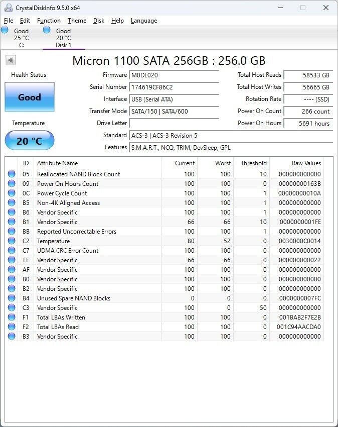 4x 256GB 2.5" SATA III Internal SSDs Bundle