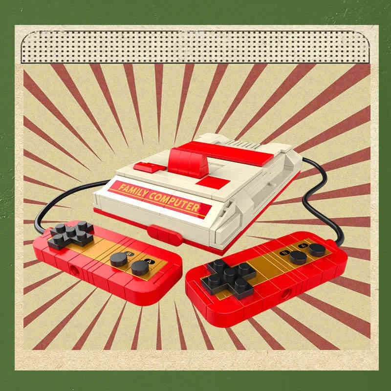 Retro DIY Appliance Blocks Set - Nostalgic Building Toys
