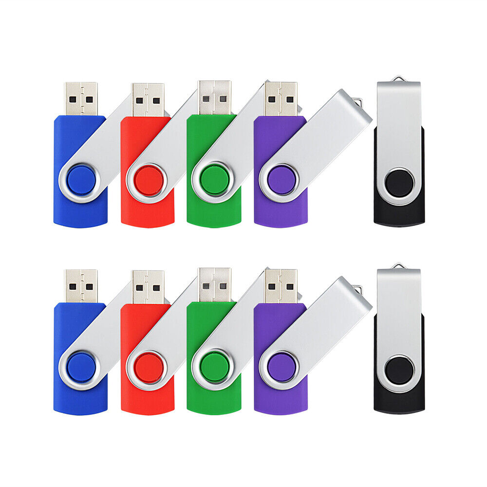 High-Capacity USB Flash Drives - 4GB to 128GB Options