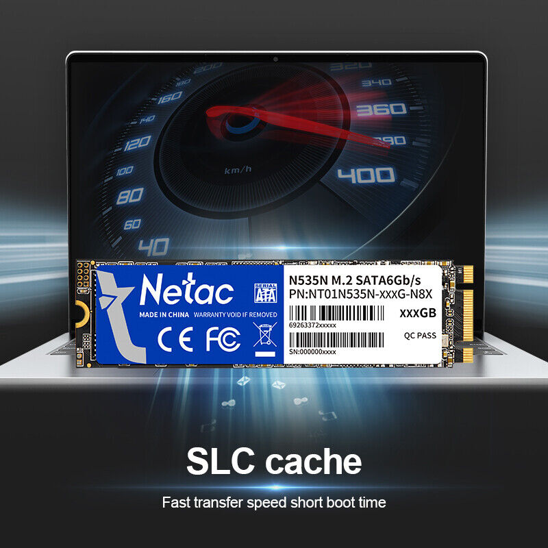 Netac M.2 SATA 6Gb/s SSD - High-Capacity Internal Storage Solutions