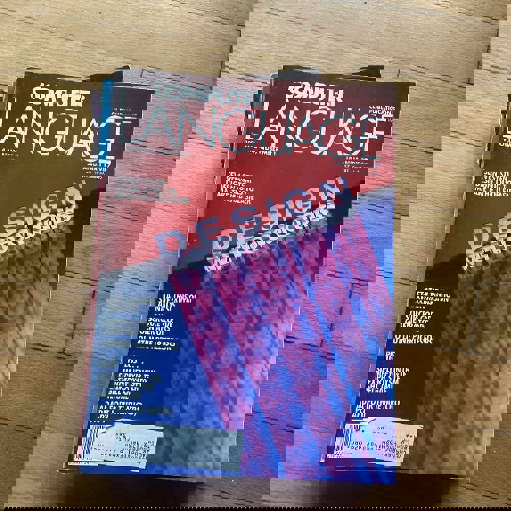 Vintage Computer Language Magazine Set 1987 - A Year of Tech History