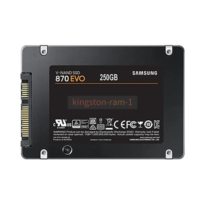 Samsung 2.5 Inch SATA III SSD 870 EVO - High-Capacity Storage Solutions