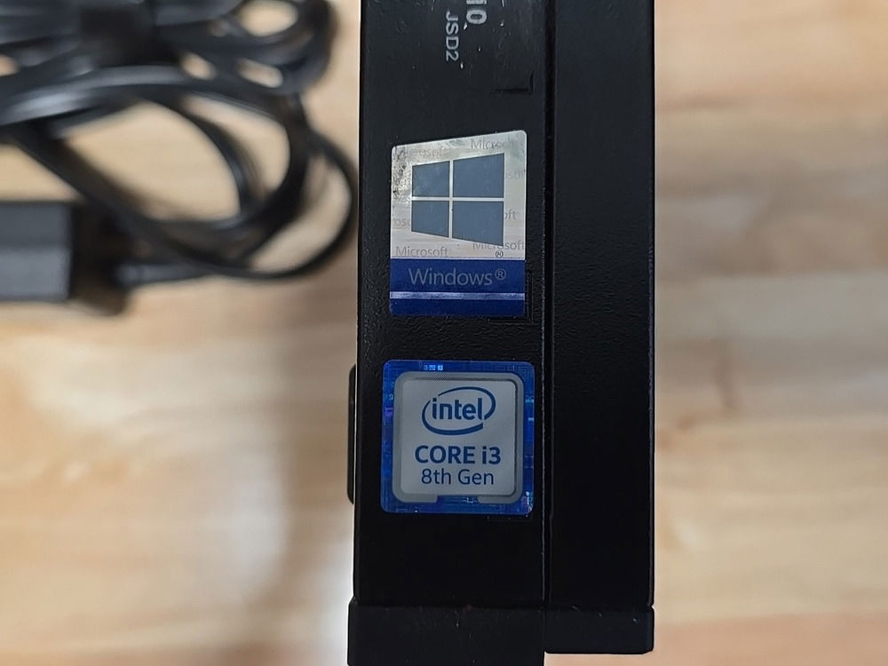 Dell Optiplex 3060 Micro Desktop PC with Intel i3-8100T, 16GB RAM, 256GB SSD + 500GB HD