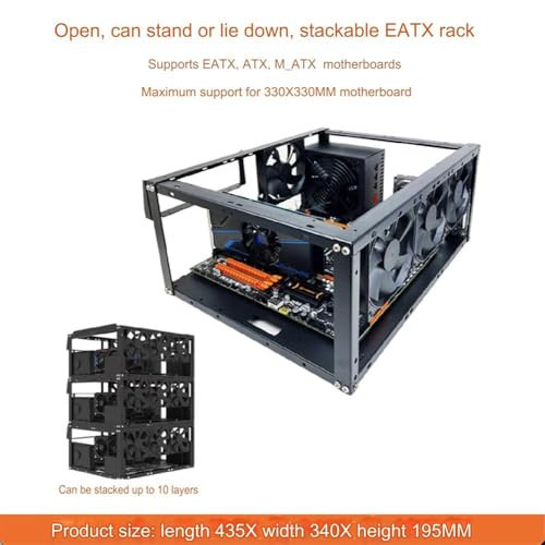 Stackable Open Air DIY PC Case Frame