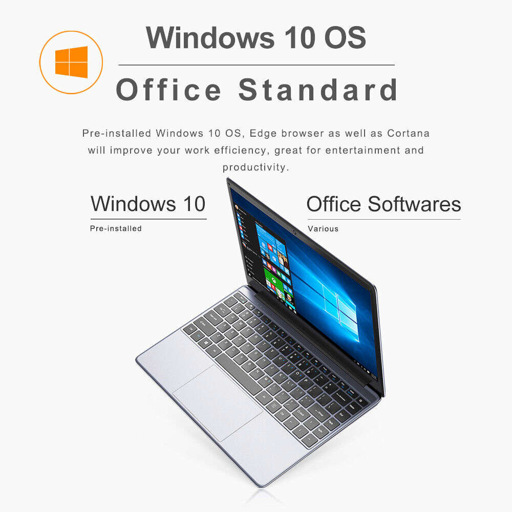 CHUWI 14.1" Laptop - Intel Celeron 2.8GHz, 8GB RAM, 256GB SSD, HDMI - Silver