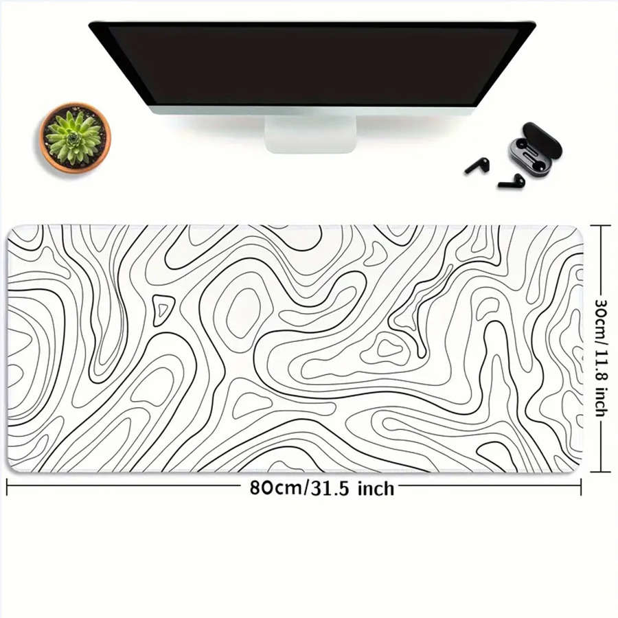Enhanced Large Size Ergonomic Keyboard and Mouse Pad