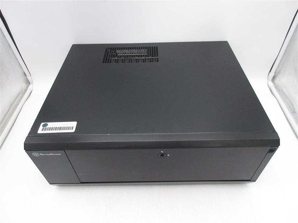 Silverstone GD10 Black HTPC Case with 550W PSU - Sleek and Powerful Home Theater Enclosure