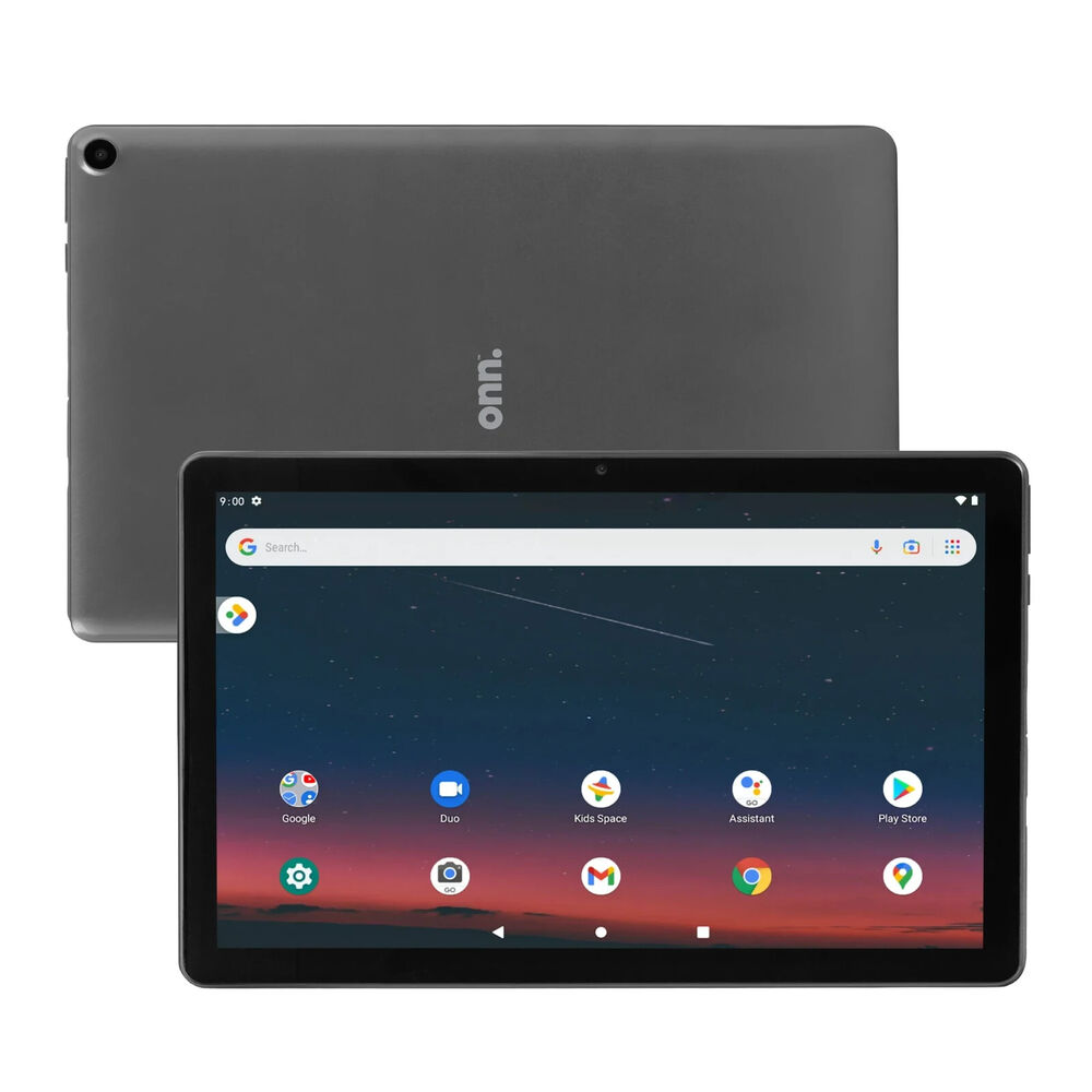 Onn. Tablet Surf Gen 3 10.1" 1280x800 32GB Quad-Core Android 11 Tablet - Charcoal