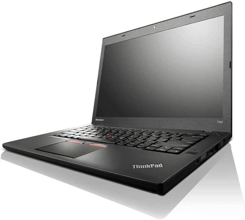 Lenovo ThinkPad T450 Laptop - 14" HD, Core i5, 8GB RAM, 256GB SSD, Windows 10