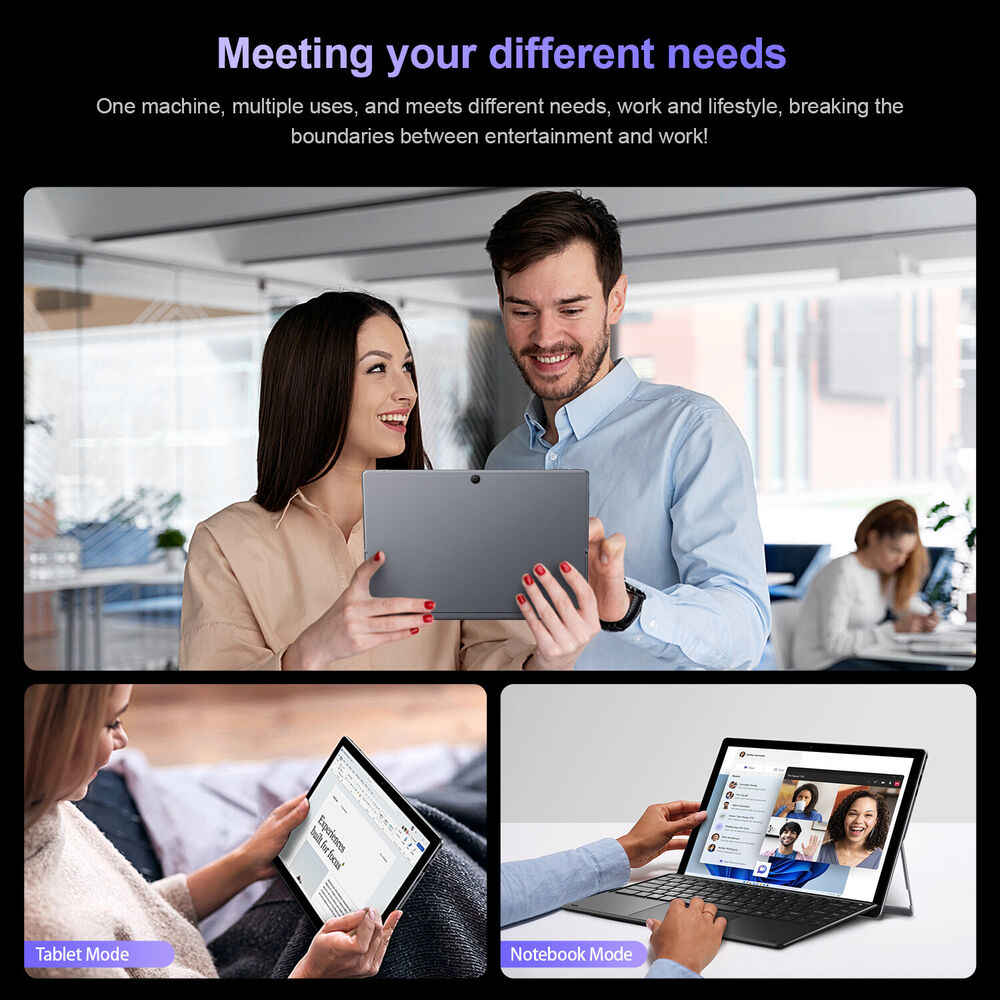 CHUWI UBook Xpro 13" Windows 11 Tablet with Intel Core i7, 8GB RAM, 256GB SSD